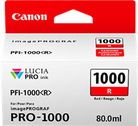 Canon PFI-1000r Červené Inkoustovou kazetu