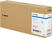 Canon PFI-706c cian Cartucho de tinta