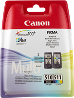 Canon PG-510 + CL-511 zestaw czarny / różne kolory