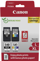 Canon PG-540L+CL-541XL Preto / várias cores Value Pack