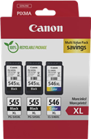 Canon PG-545XL + CL-546XL Multi zestaw czarny / różne kolory
