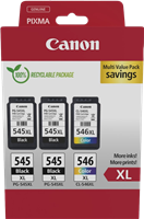 Canon PG-545XL+CL-546XL Multipack negro / varios colores