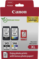 Canon PG-545XL + CL-546XL nero / differenti colori Value Pack