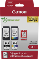 Canon PG-545XL + CL-546XL Preto / várias cores Value Pack