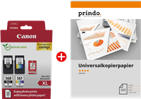 Canon PG-560XL+CL-561XL MCVP Preto / várias cores / Branco Value Pack