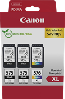 Canon PG-575XL+CL-576XL Pack Preto / várias cores