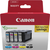 Canon PGI-1500 Pack Preto / Cyan / Magenta / Amarelo
