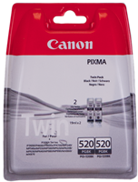 Canon PGI-520BK Twin Pack Preto