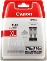 Canon PGI-570pgbk XL Twin Multipack nero