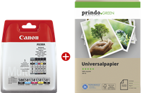 Canon PGI-580_CLI-581 MCVP Schwarz / Schwarz / Cyan / Magenta / Gelb / rauchweiß Value Pack