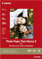 Canon Photo Paper Plus Glossy2 A4 Blanc