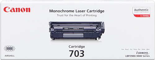 Canon 703 Preto Tóner