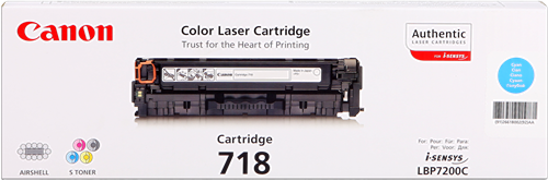 Canon 718 C Cyan Tóner