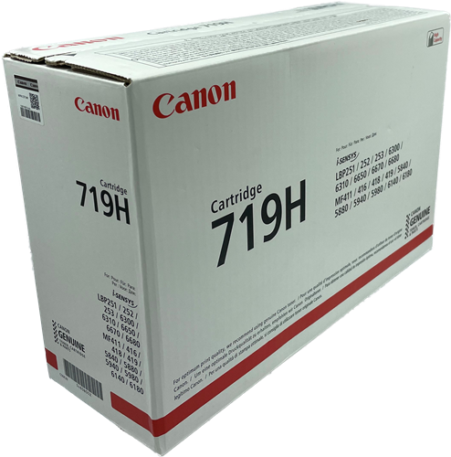 Canon 719H Preto Tóner