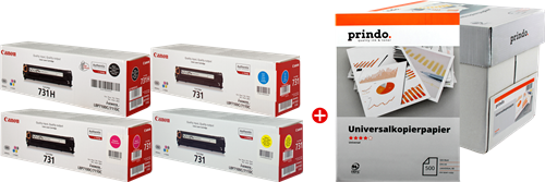Canon 731 MCVP Preto / Cyan / Magenta / Amarelo Value Pack