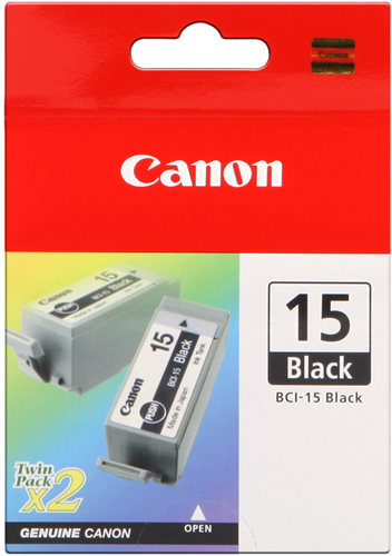 Canon BCI-15bk negro Cartucho de tinta