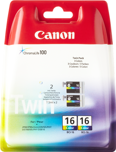 Canon BCI-16cl Pack várias cores