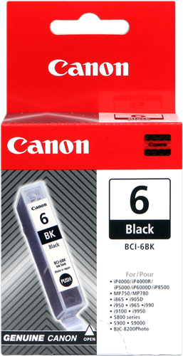 Canon BCI-6bk negro Cartucho de tinta