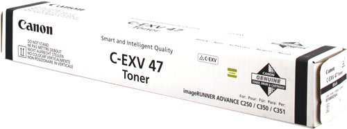 Canon C-EXV47bk Preto Tóner