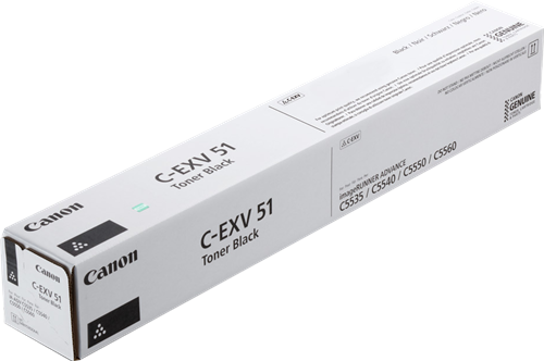 Canon C-EXV51bk Černá 