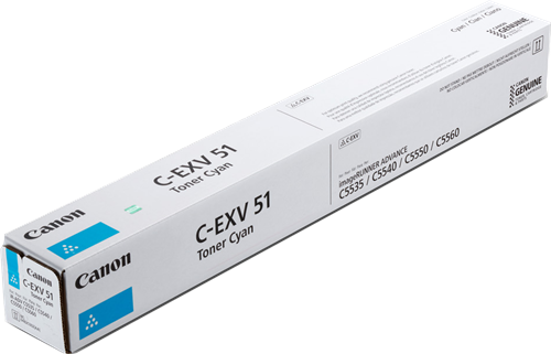 Canon C-EXV51c Cyan Tóner