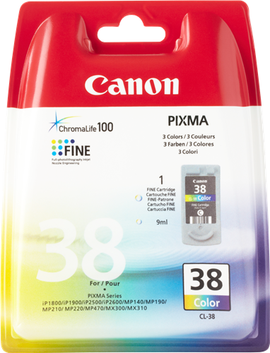 Canon CL-38 várias cores Cartucho de tinta