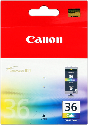 Canon CLI-36 várias cores Cartucho de tinta