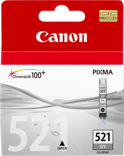 Canon CLI-521gy Šedá Inkoustovou kazetu
