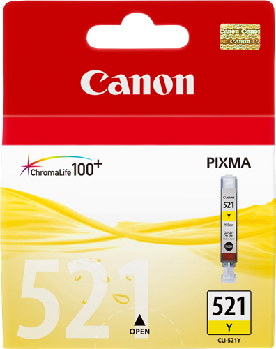 Canon CLI-521y Amarelo Cartucho de tinta