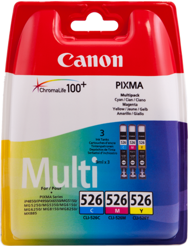 Canon CLI-526 Multipack cian / magenta / amarillo