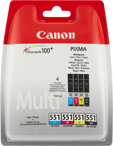Canon PIXMA iP7200 CLI-551 CMYBK