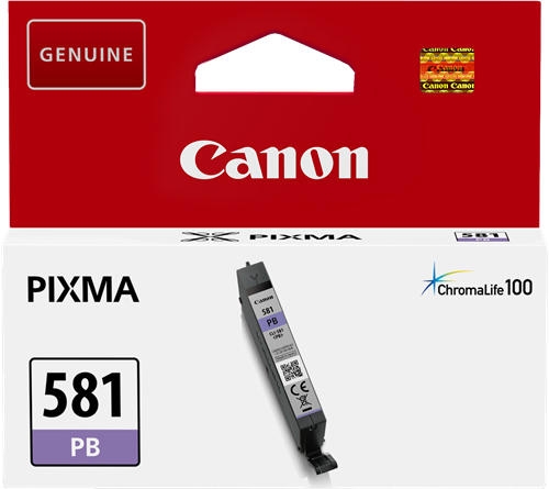 Canon CLI-581pb Modrý Inkoustovou kazetu