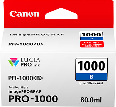 Canon PFI-1000b Modrý Inkoustovou kazetu