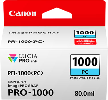 Canon PFI-1000pc cyanfoto Inkoustovou kazetu