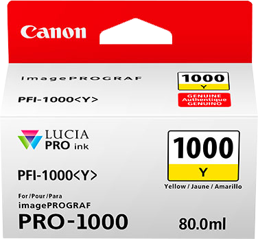 Canon PFI-1000y Amarelo Cartucho de tinta