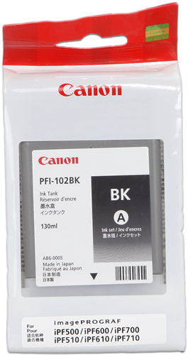 Canon PFI-102bk Preto Cartucho de tinta