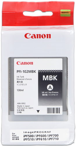 Canon PFI-102mbk Preto Cartucho de tinta