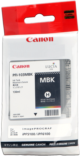 Canon PFI-103mbk Schwarz (Matt) Druckerpatrone