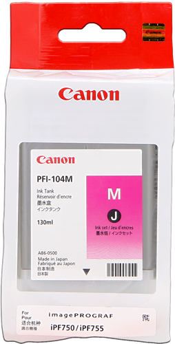 Canon PFI-104m magenta ink cartridge