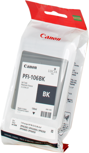 Canon PFI-106bk Preto Cartucho de tinta