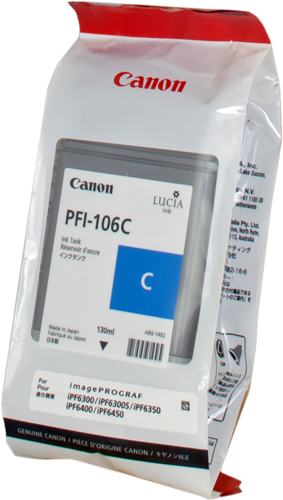 Canon PFI-106c cian Cartucho de tinta