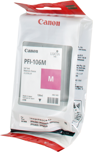 Canon PFI-106m magenta ink cartridge