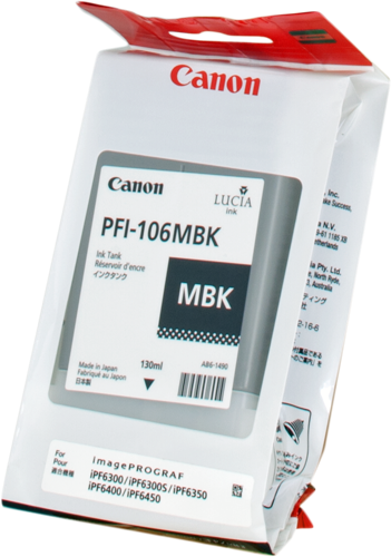 Canon PFI-106mbk Nero (opaco) Cartuccia d'inchiostro
