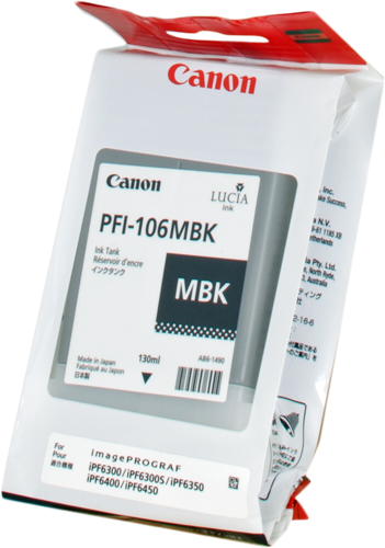 Canon PFI-106mbk Preto (opaco) Cartucho de tinta