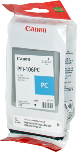 Canon PFI-106pc cyanfoto Cartucho de tinta