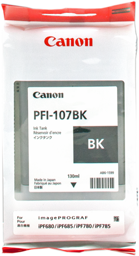 Canon PFI-107bk nero Cartuccia d'inchiostro