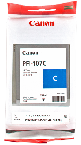 Canon PFI-107c cyan inktpatroon