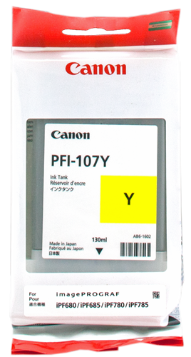 Canon PFI-107y Amarelo Cartucho de tinta