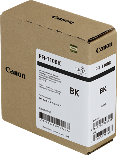 Canon PFI-110bk Preto Cartucho de tinta