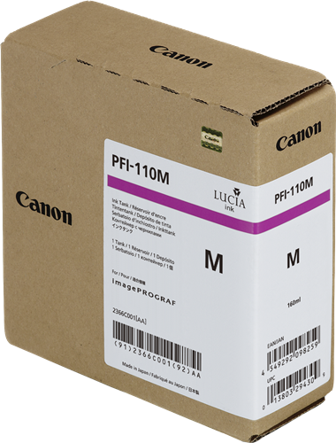 Canon PFI-110m magenta kardiż atramentowy